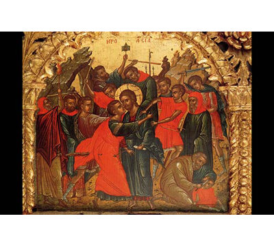« trahison of christ » par theophanis strelitzas-reproduction d’art