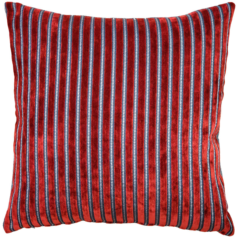 Coussin rayé rayé Rockefeller