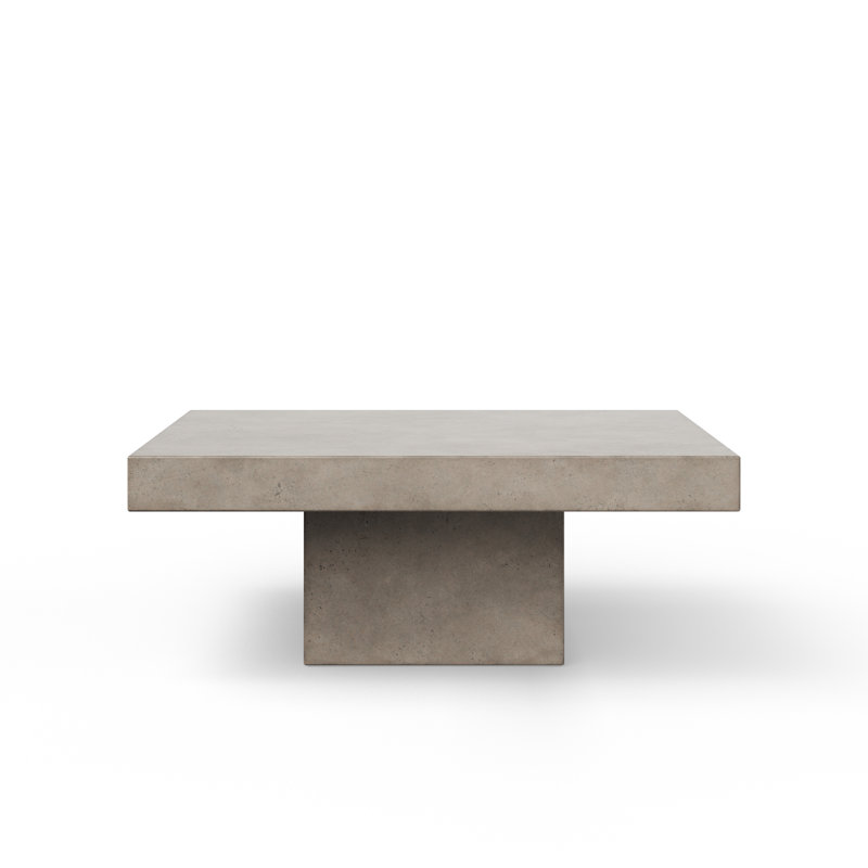 Table basse carrée 43 "Kareen, Gris foncé