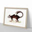 Large-Tailed Squirrel Illustration by John Edward Gray - Picture Frame Painting Print-55581996-55582001