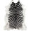 Acadia Animal Print Area Rug in Black