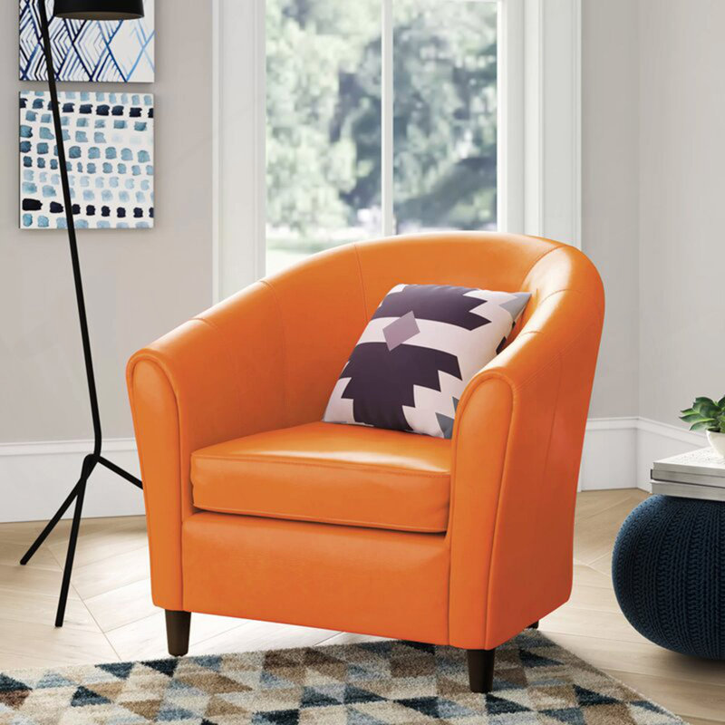 Fauteuil club en similicuir