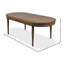Olguin Oval Pine Wood Dining Table
