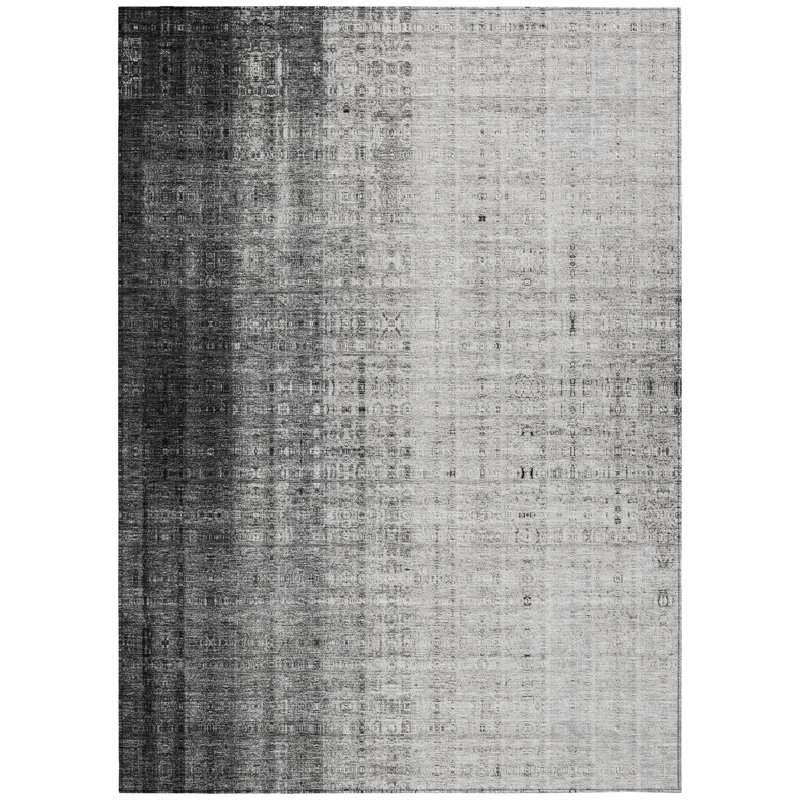 Machine Washable Indoor/Outdoor Derrick ACN2240 Stripes Rug, Rectangle 2'6" x 3'10"