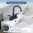 Single-Hole Bathroom Faucet with Drain Assembly