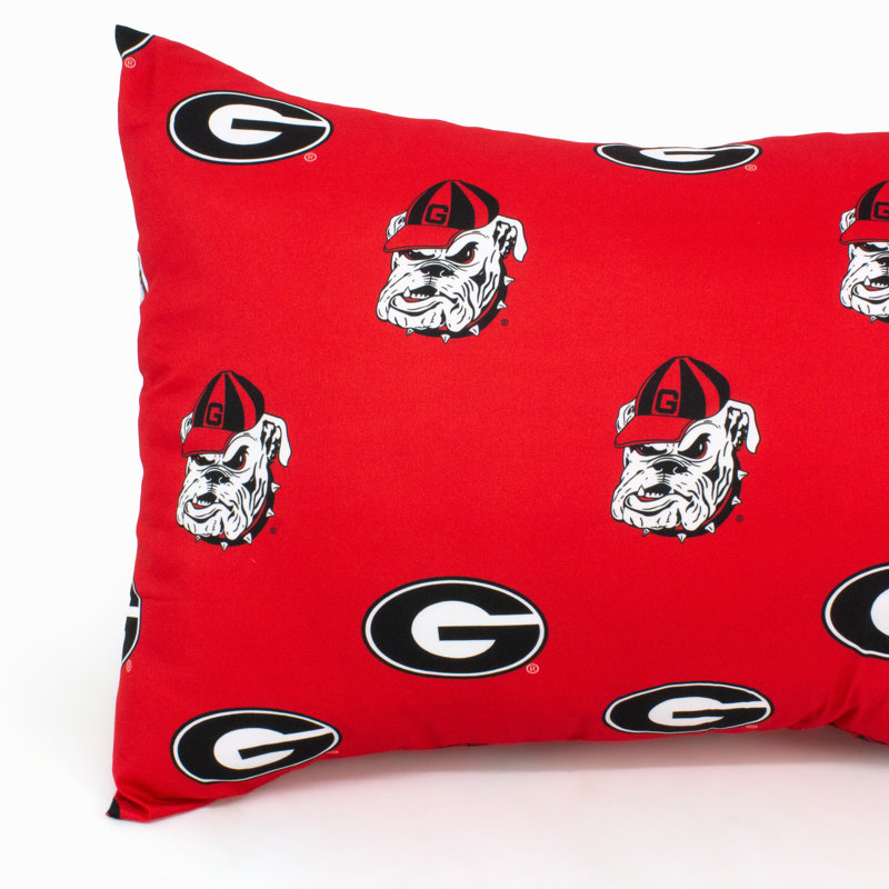 NCAA Body Pillow Pillowcase, University of Georgia