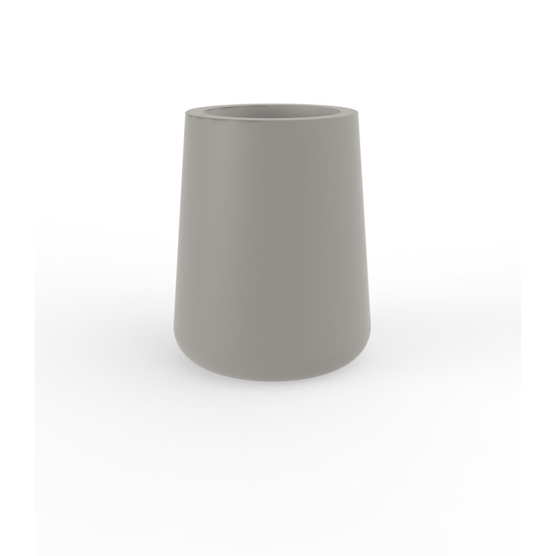 Ulm Pot Planter, Taupe, 23.5" H x 19.25" W x 19.25" D