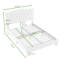 Lit plateforme tapissier avec tête de lit courbée et détails capitonnés Diamond-1638491764