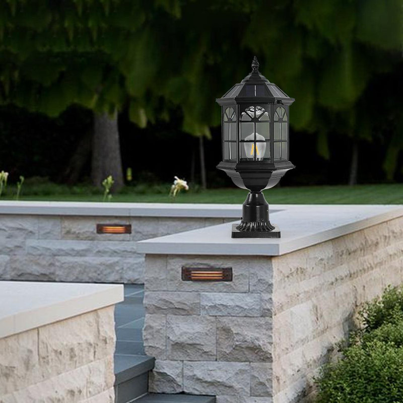 Pier Mount Light Outdoor Post Light Lantern Head
