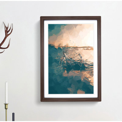 Make a Splash in Abstract - Picture Frame Graphic Art Print