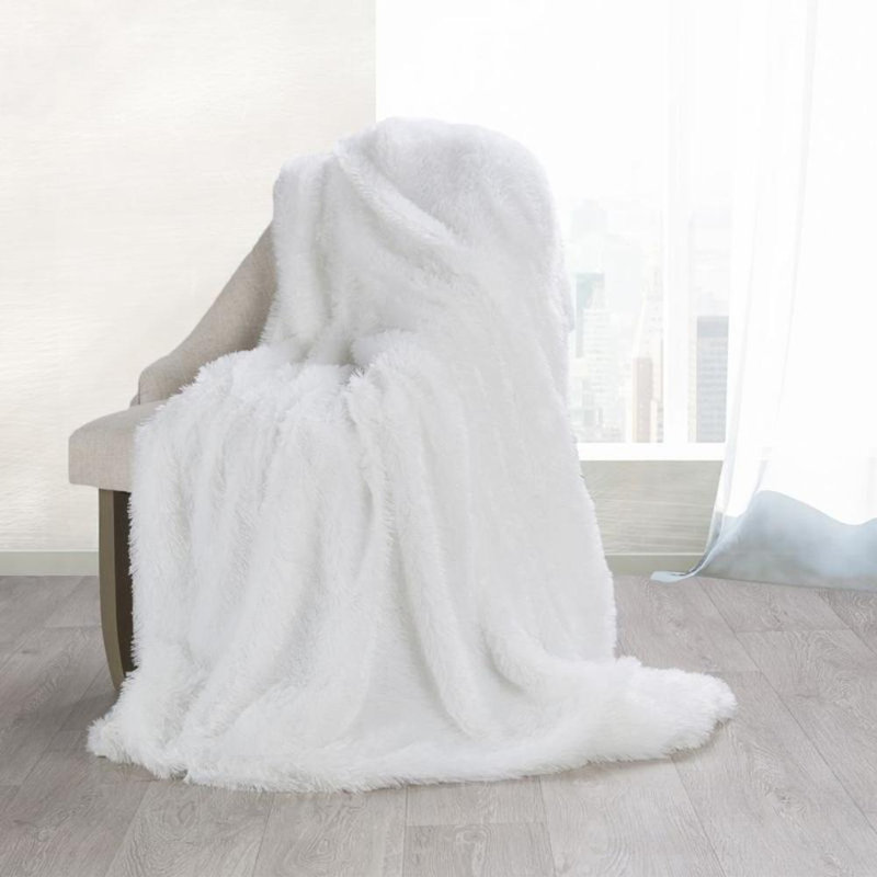 Eurofirany Blanket, White, W220 x L200cm