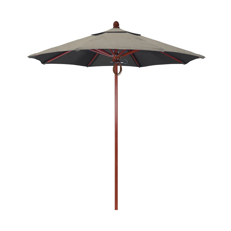 SunbrUmbrella marché de 7,5 pi Meridien Series, Rouge, Sunbrella® à tissage uni palette colombe