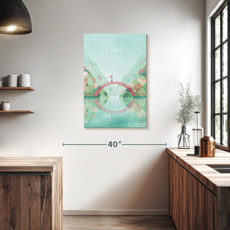Affiche de voyage Aime, Japon, automne, H 36 po x l 24 po