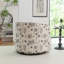 Fauteuil demi-tonneau pivotant rembourré Bryonie