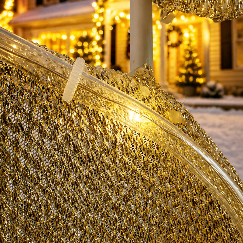 Enseigne décorative de Noël l 5 pi avec 8 modes d'éclairage, minuterie et lumières DEL