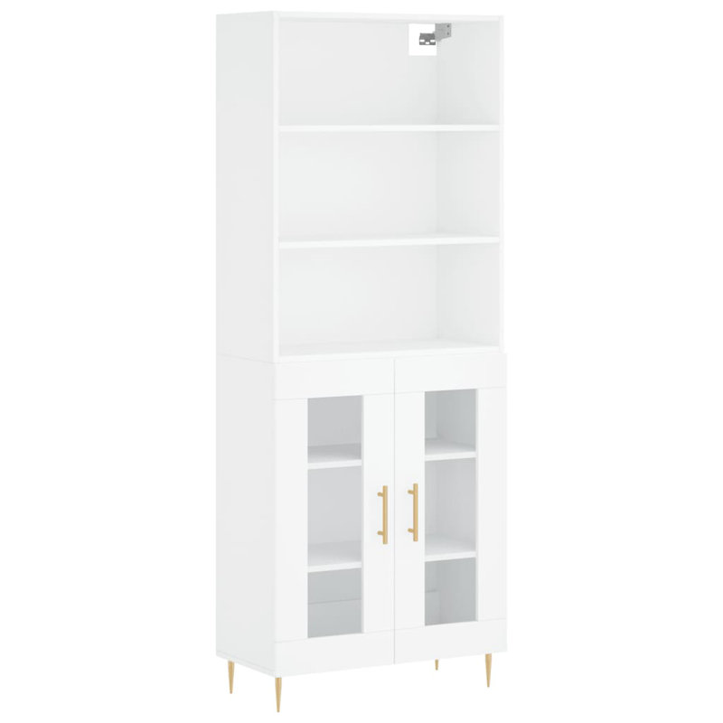 180cm H x 70cm W Standard Bookcase, White