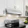 Cosmo 36 in. Haven Collection Ducted Under Cabinet Range Hood, Button Control, Permanent Filters, LED Lights, Stainless Steel QB Series