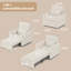 Fauteuil d'appoint moderne avec poche latérale, canapé-lit convertible 4-en-1 extra long en velours côtelé, pour le salon, le bureau ou la chambre à coucher-1075053843