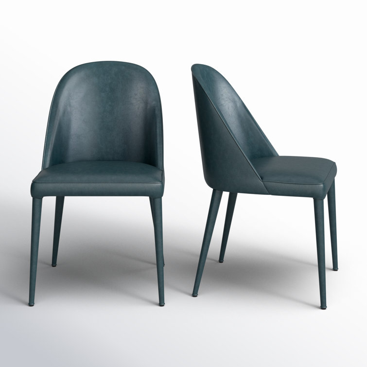 Brennon Upholstered Side Chair in Gray