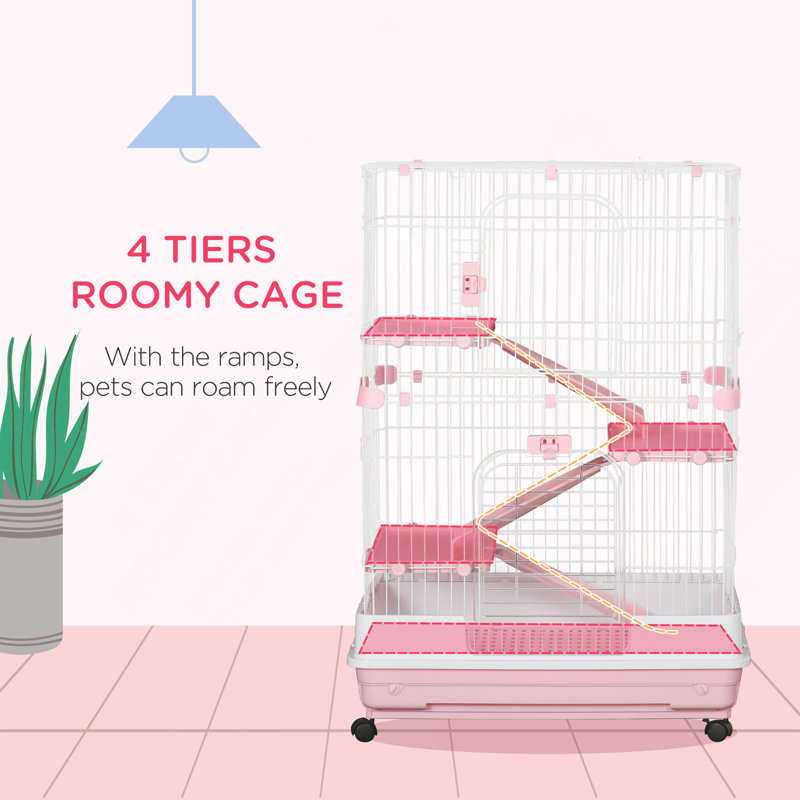 Cage à lapin avec roulettes Rabbit Hut
