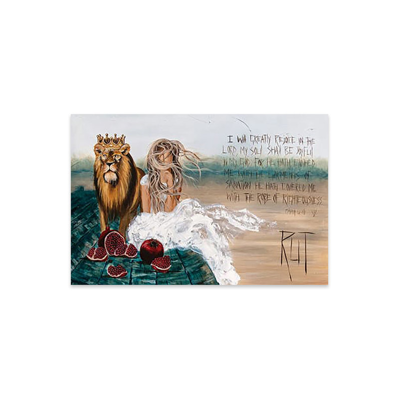 «I Will Greatly Rejoice» par Ruth's Angels - impression non encadrée, H 16 po x l 24 po x P 0,25 po