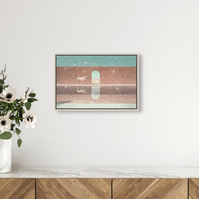 Western Reflections Print by Oliver Gal, 16"H x 11"W, Silver Floater Frame