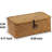 Wicker Storage Basket With Lid, Natural Seagrass Storage Baskets For Organizing, Rectangular Woven Basket For Storage, Decorative Boxes Bins With Lids Home Organizer Decor