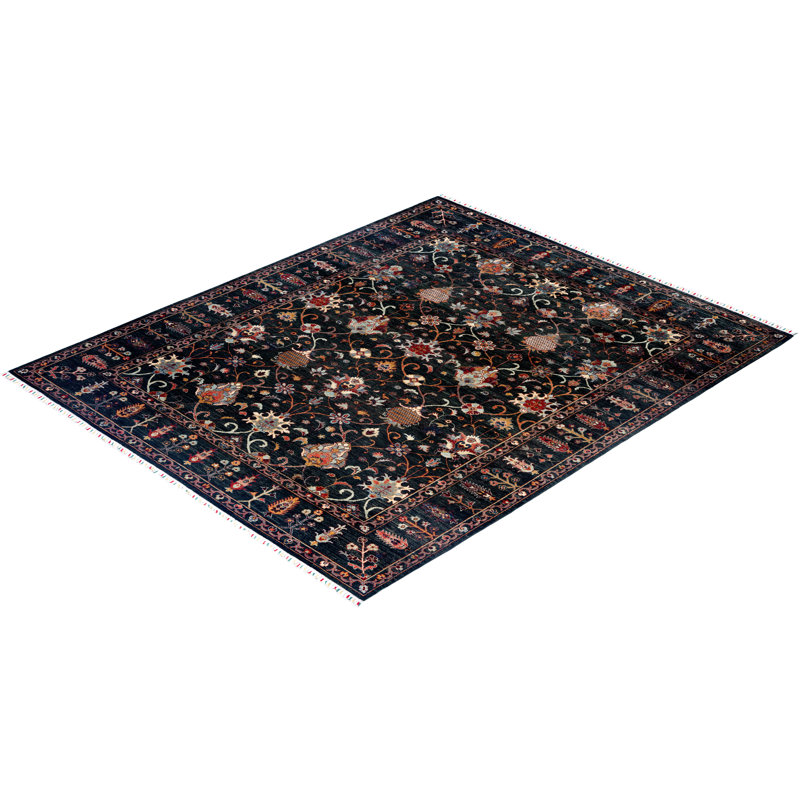 One-of-a-Kind Rectangle 8'2" X 9'8" Hand Knotted Area Rug