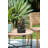 8.5X5.1X13.6" Decorative 4 Tier Broken Pot Water Fountain With LED Light