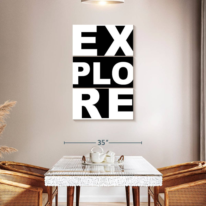 Tergel Explore Typography, 45" H x 28" W