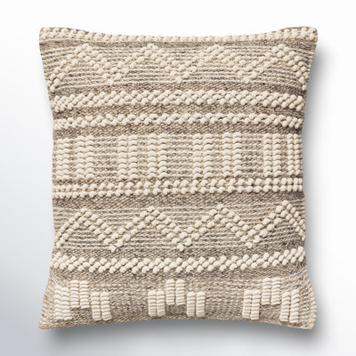 Reni Geometric Wool Throw Pillow