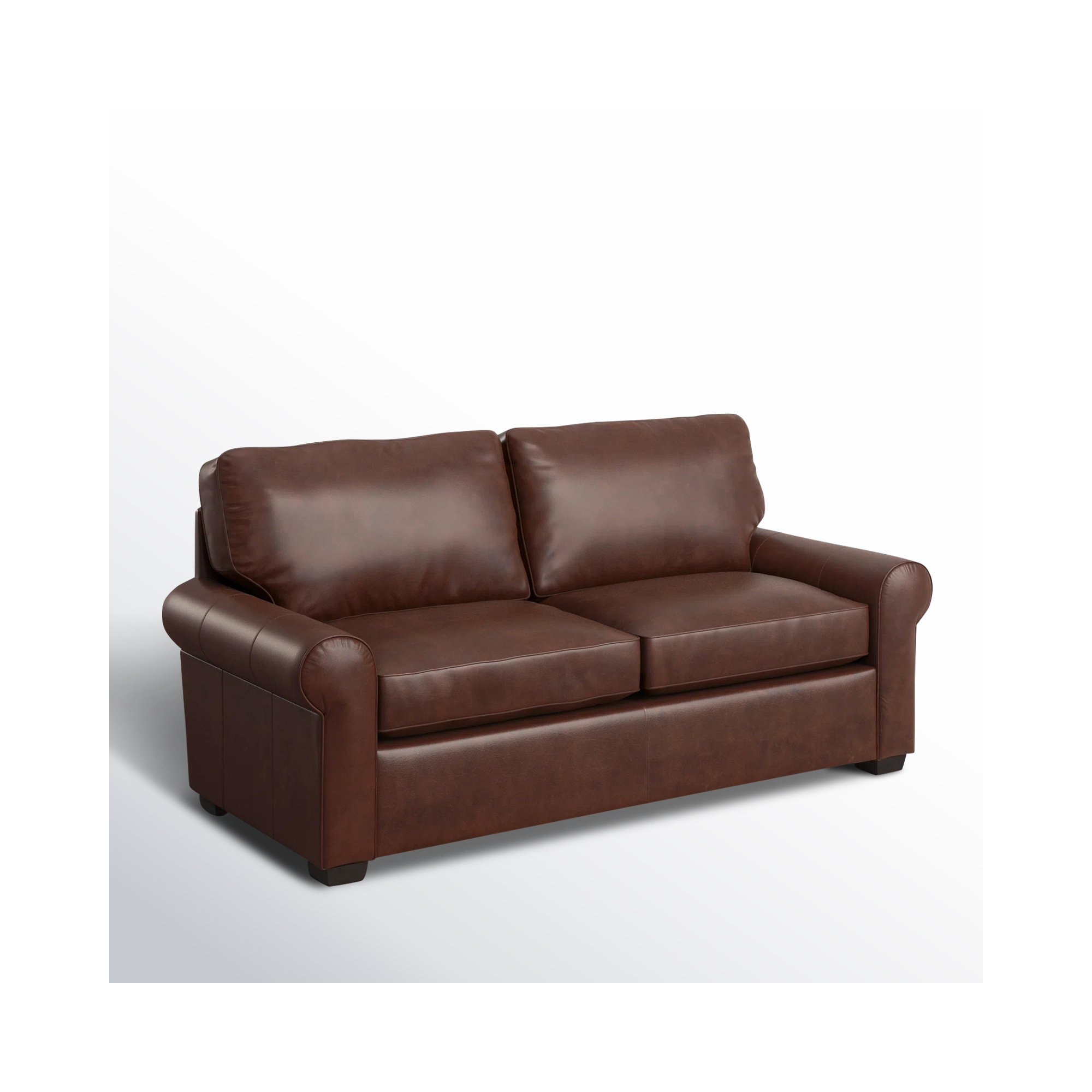 Porter 84" Genuine Leather Sofa, Bistro Rustic Genuine Leather