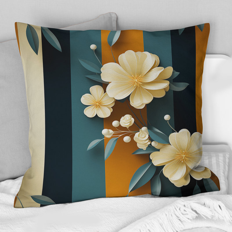 Coussin en polyester Classic Elegant, H 16 po x l 16 po