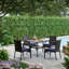 4 - Person Patio Dining Set with Square Table , Cushions Included-1371212515-1371212516