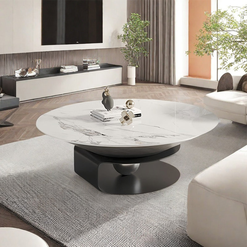 Table basse moderne simple, H 13,4 po x L 31,5 po x l 31,5 po
