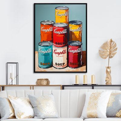 «Tildra Pop Art Campbells Soup III», reproduction sur toile
