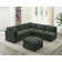 Kyanne Priyen 98" Wide Symmetrical Modular Corner Sectional