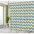 Chevron Shower Curtain with Hooks Included-44237930-94822028