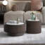 Ensemble de tables basses rondes modernes Modern Faux Marble
