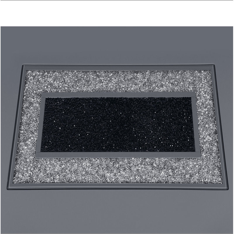 Table à manger ARIYA DARK GREY, H 31 po x L 79 po x l 39 po, Gris