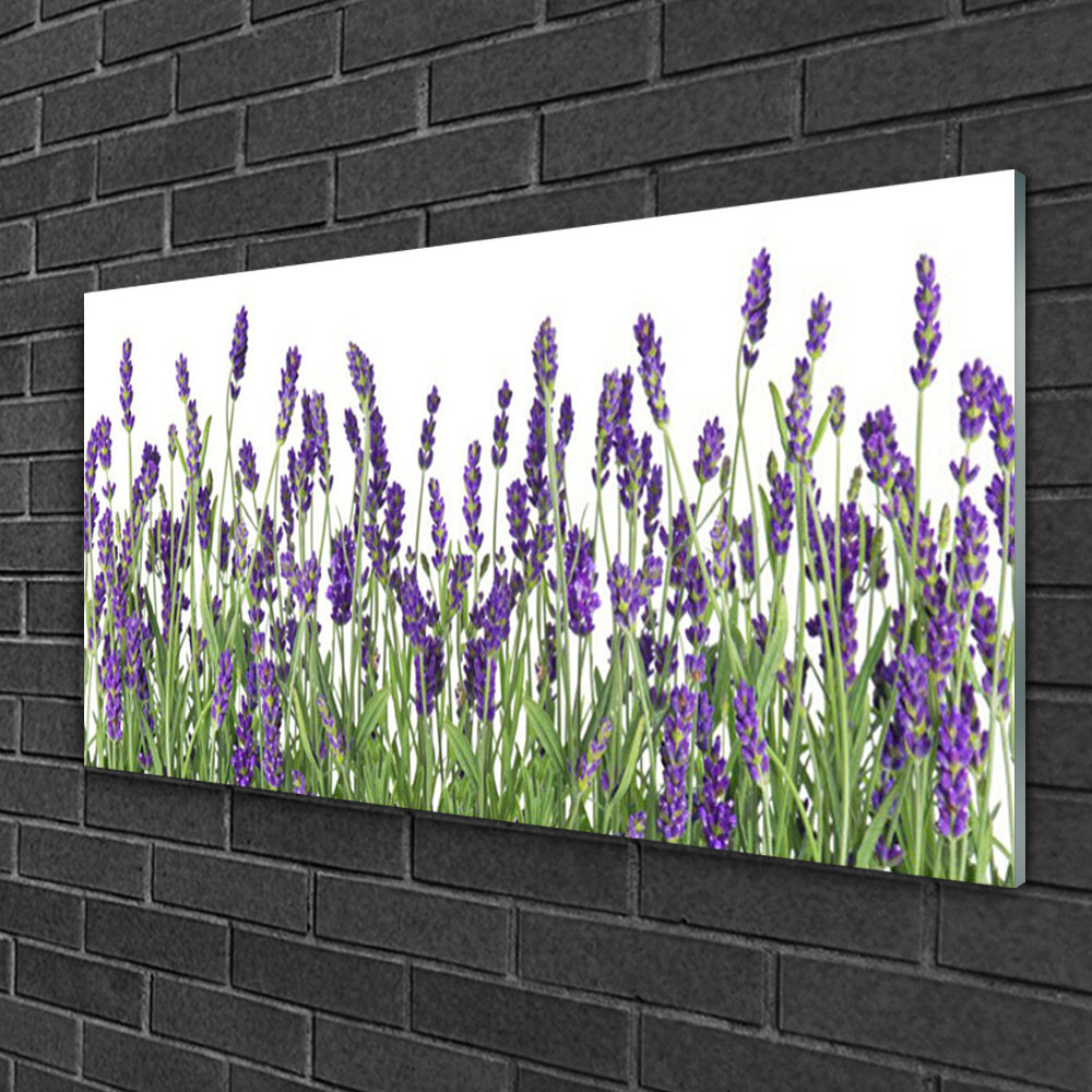 Flowers Floral - Unframed Photograph on Glass