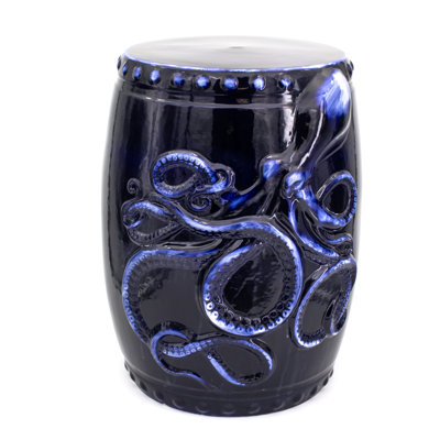 Grotto Kraken Garden Barrel Stool