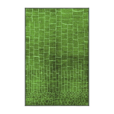 Washable Geometric Indoor Rug