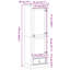 Pitre 1 Door Wardrobe