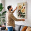Chrysanthemum Study Botanical - Wrapped Canvas-49492666-49492668