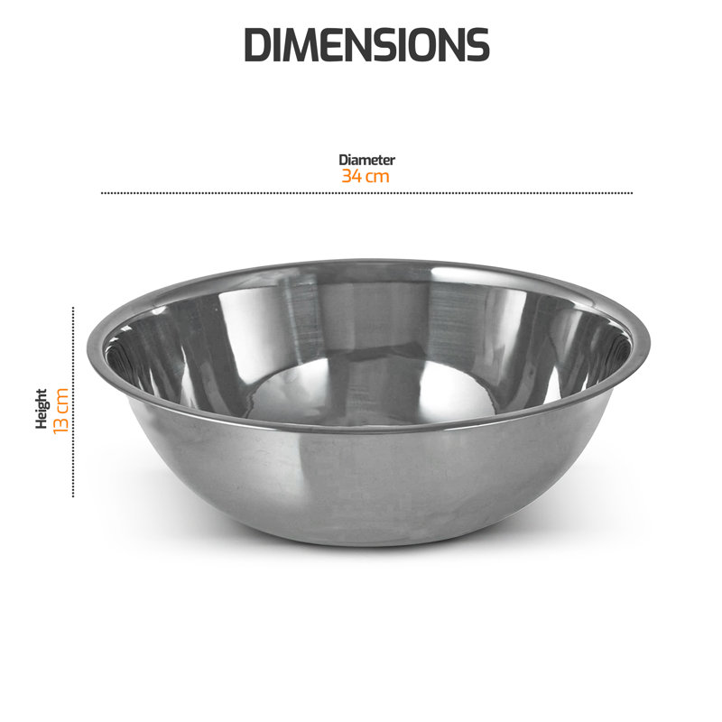 Stainless Steel Mixing Bowl, 34