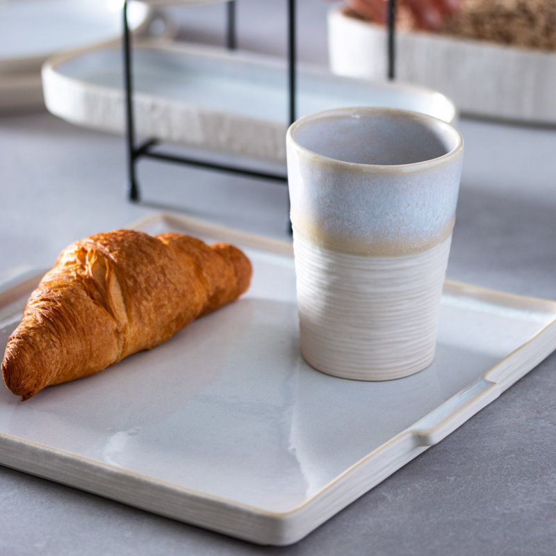Nótos Stoneware Coffee Cup, Beige