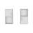 2-Pc Wall-Mounted Bathroom Medicine Cabinet With Open And Closed Storage-460512215