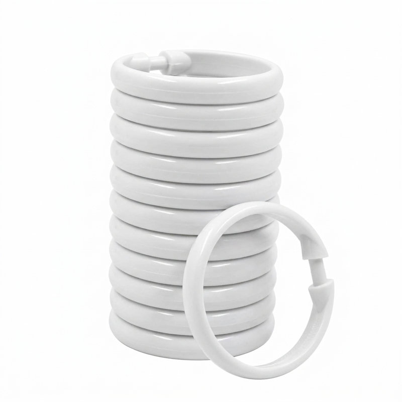 PVC Rust Resistant Shower Accessory, White