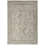 Tapis tissé à la machine rectangulaire de style oriental gris et brun clair-960817639